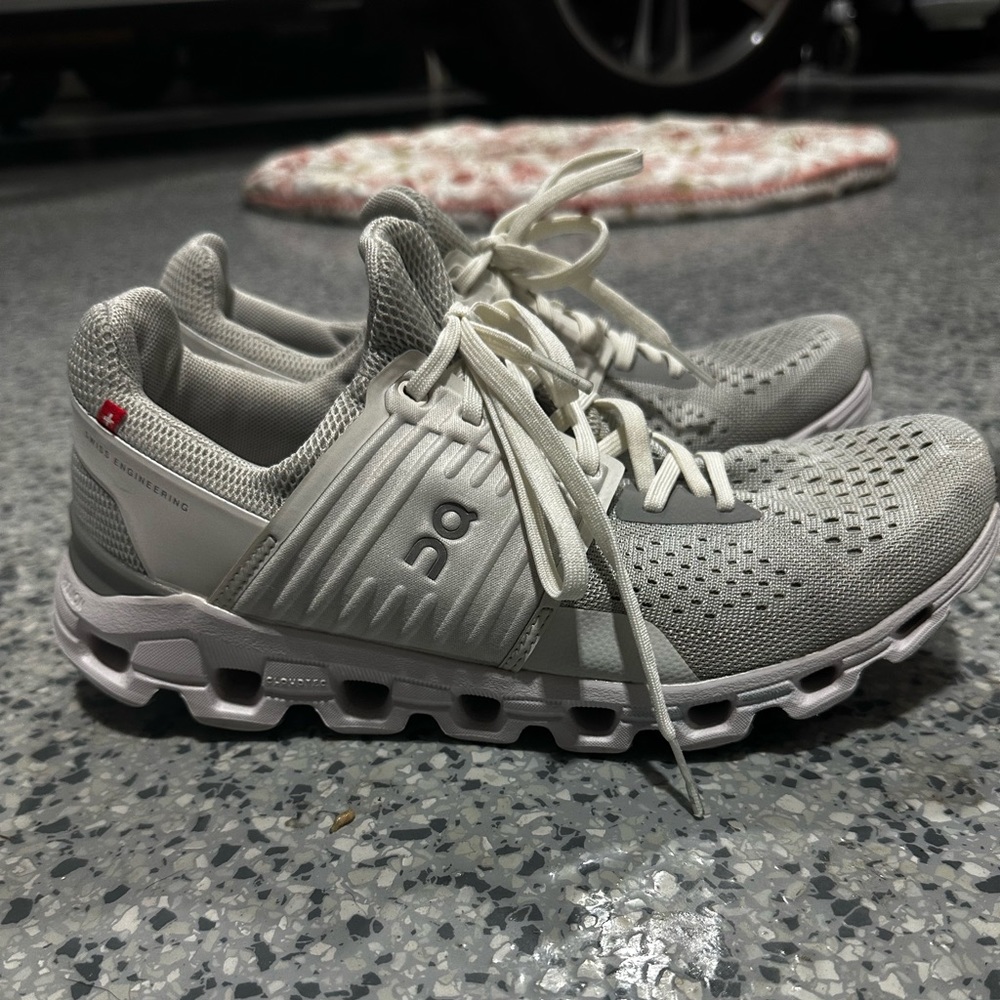 On cloud shoes